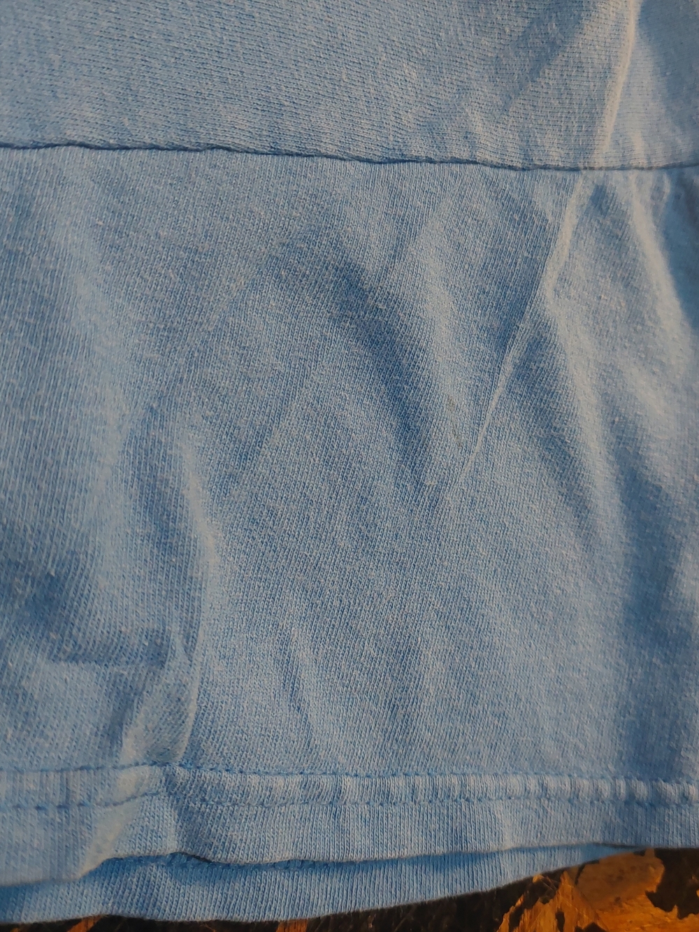 Detroit Lions Short Sleeve Tee in Light Blue NFL Team Apparel - Picture 5 of 5
